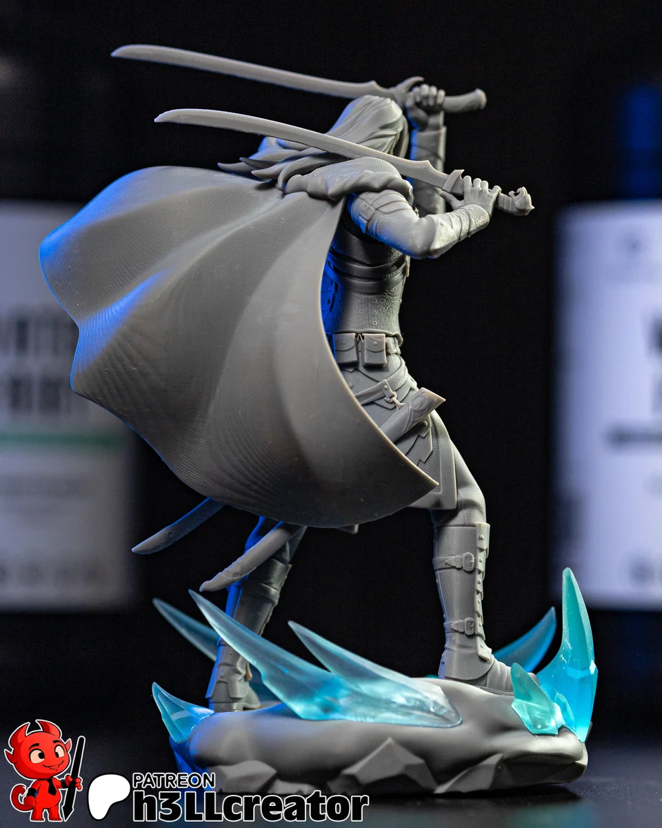 Drizzt Do'urden | Fan Art | 3D Printed Resin Model Garage Kit | *Un-Painted* | H3LL Creator 7