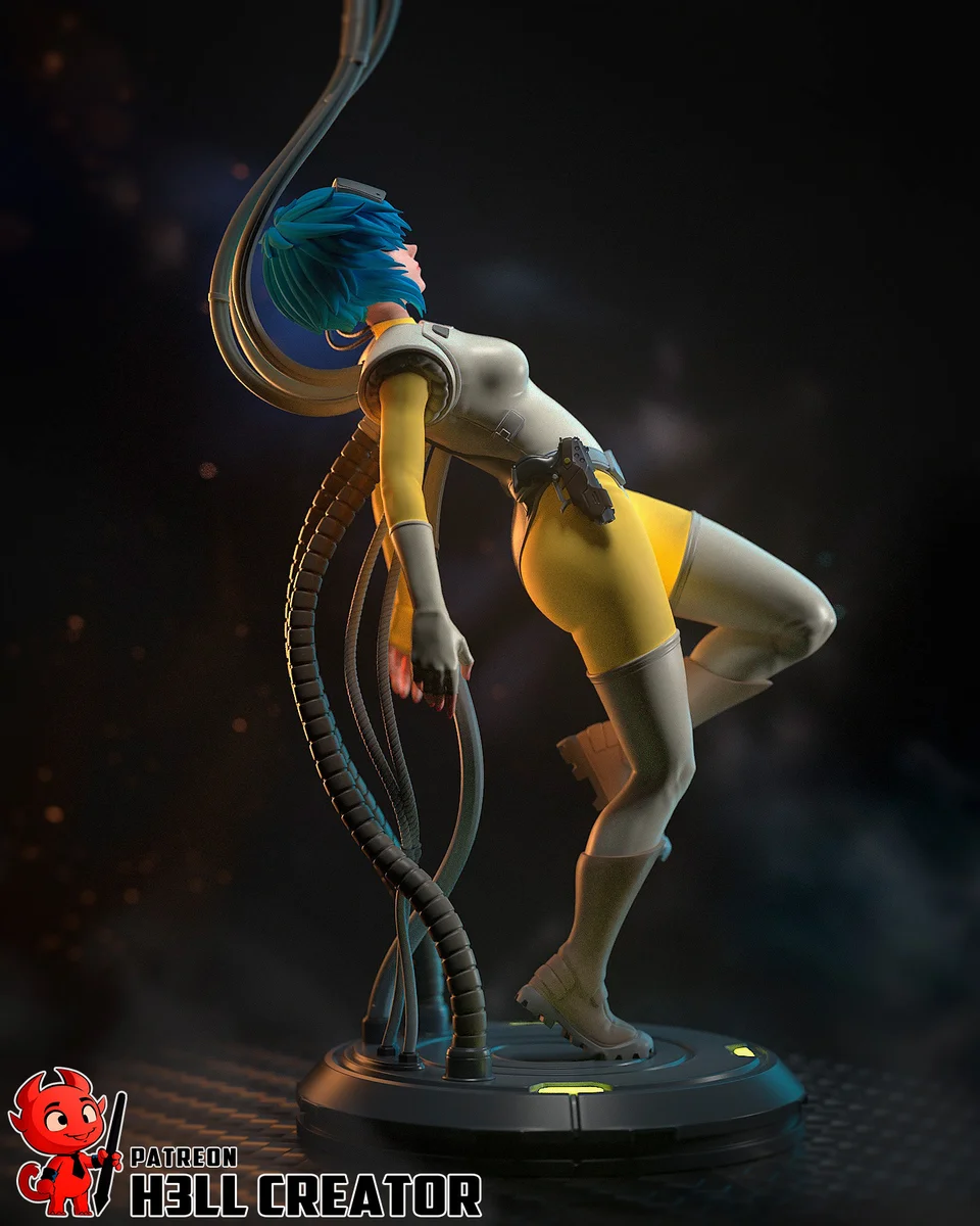 Motoko Kusanagi | Fan Art | 3D Printed Resin Model Garage Kit | *Un-Painted* | H3LL Creator 7