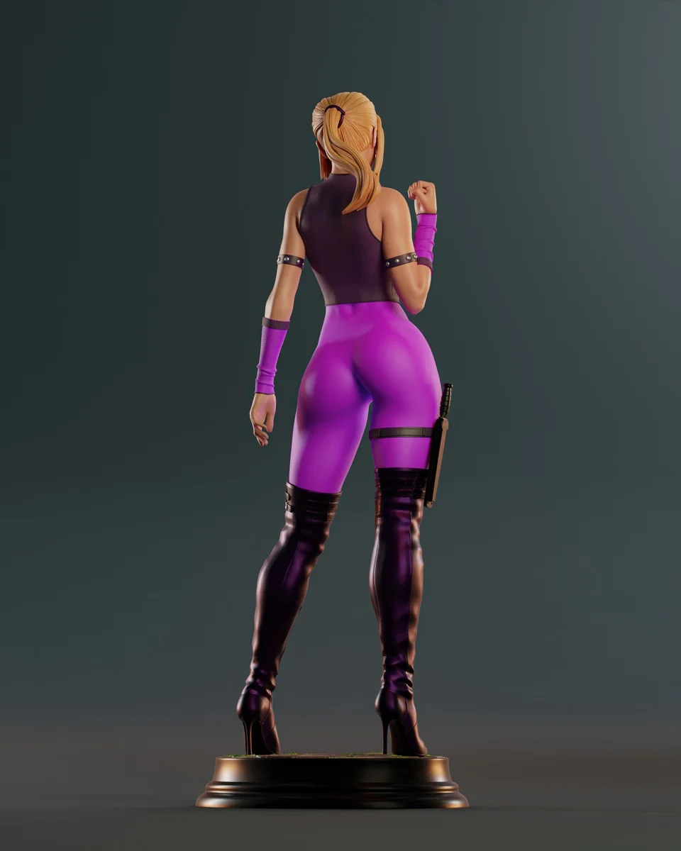 Nina Williams | Fan Art | 3D Printed Resin Model Garage Kit | *Un-Painted* | Abe3D 8