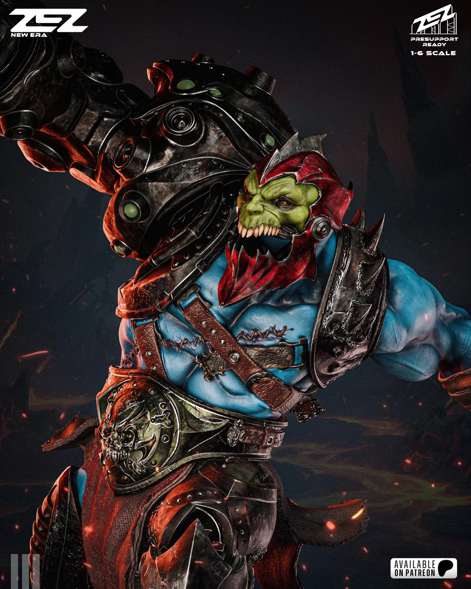 Trap Jaw | Fan Art | 3D Printed Resin Model Garage Kit | *Un-Painted* | ZEZ Studio 6