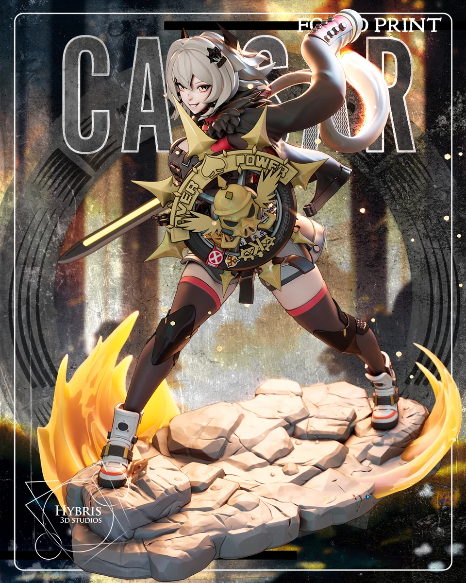 Caesar King | Fan Art | 3D Printed Resin Model Garage Kit | *Un-Painted* | Hybris Studios 3