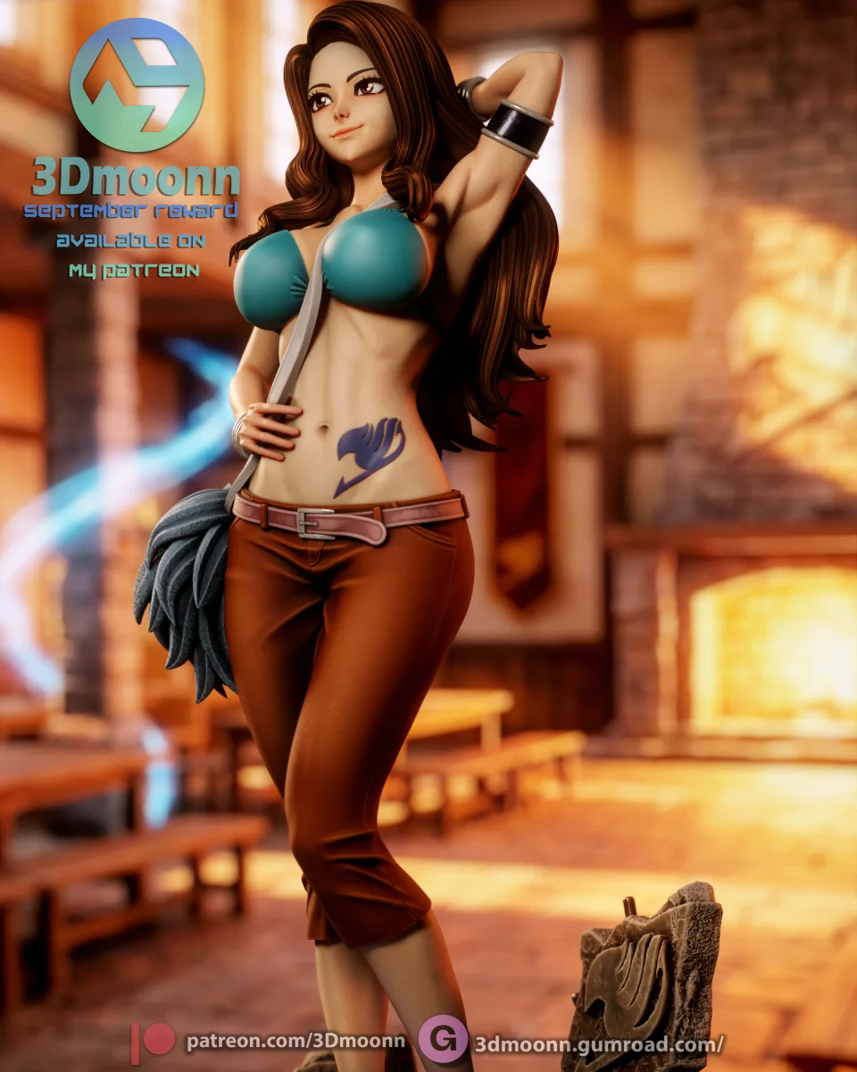 Cana Alberona | Fan Art | 3D Printed Resin Model Garage Kit | *Un-Painted* | 3DMoonn 7