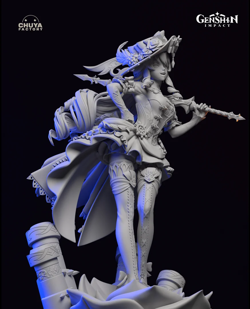 Navia Caspar | Fan Art | 3D Printed Resin Model Garage Kit | *Un-Painted* | Chuya Factory 15