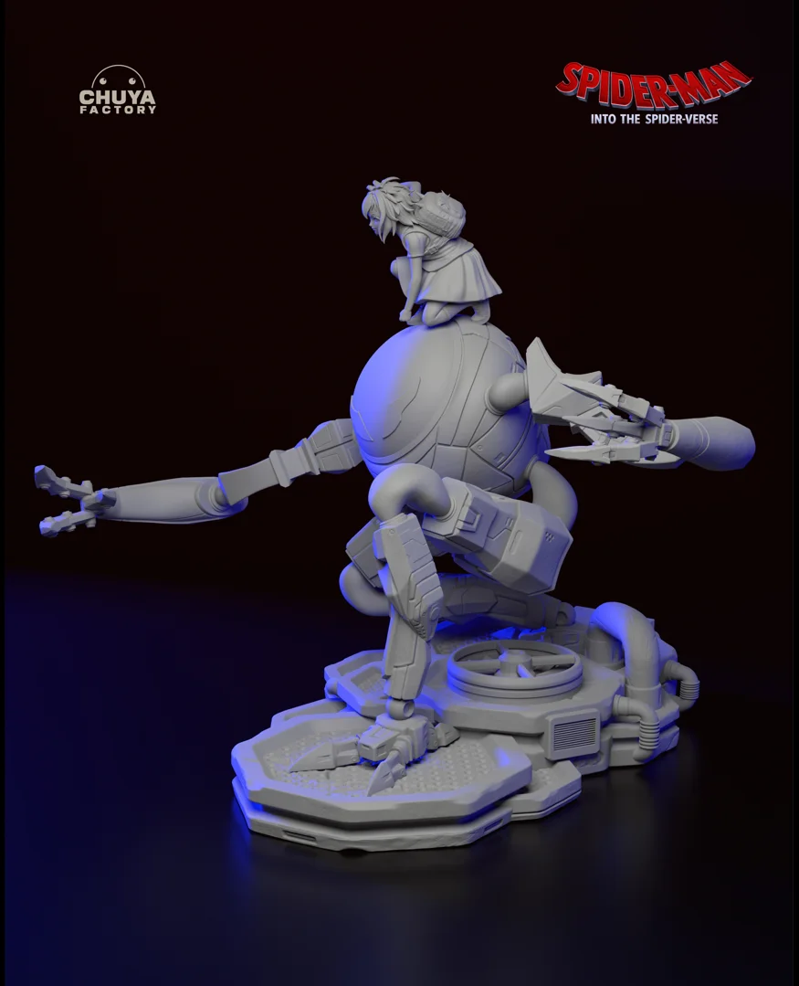 Peni Parker | Fan Art | 3D Printed Resin Model Garage Kit | *Un-Painted* | Chuya Factory 10