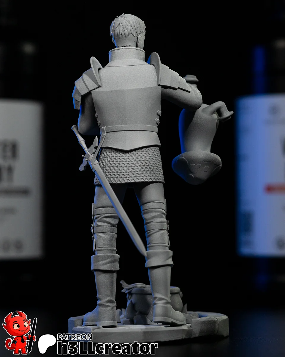 Laios Touden | Fan Art | 3D Printed Resin Model Garage Kit | *Un-Painted* | H3LL Creator 6