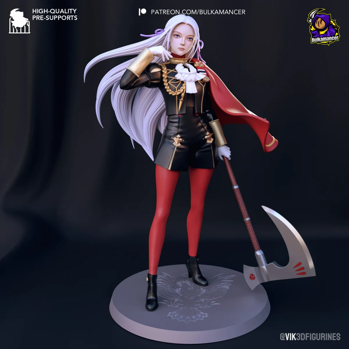 Student Edelgard | Fan Art | 3D Printed Resin Model Garage Kit | *Un-Painted* | Bulkamancer 5