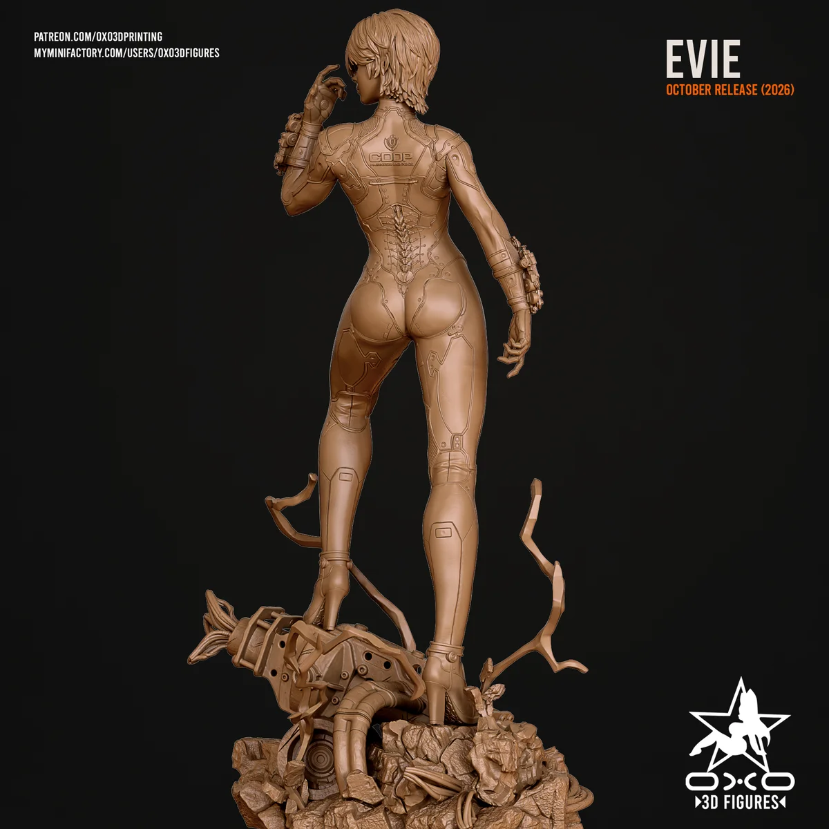 Evie Stellar Blade | Fan Art | 3D Printed Resin Model Garage Kit | *Un-Painted* | OXO3D 9