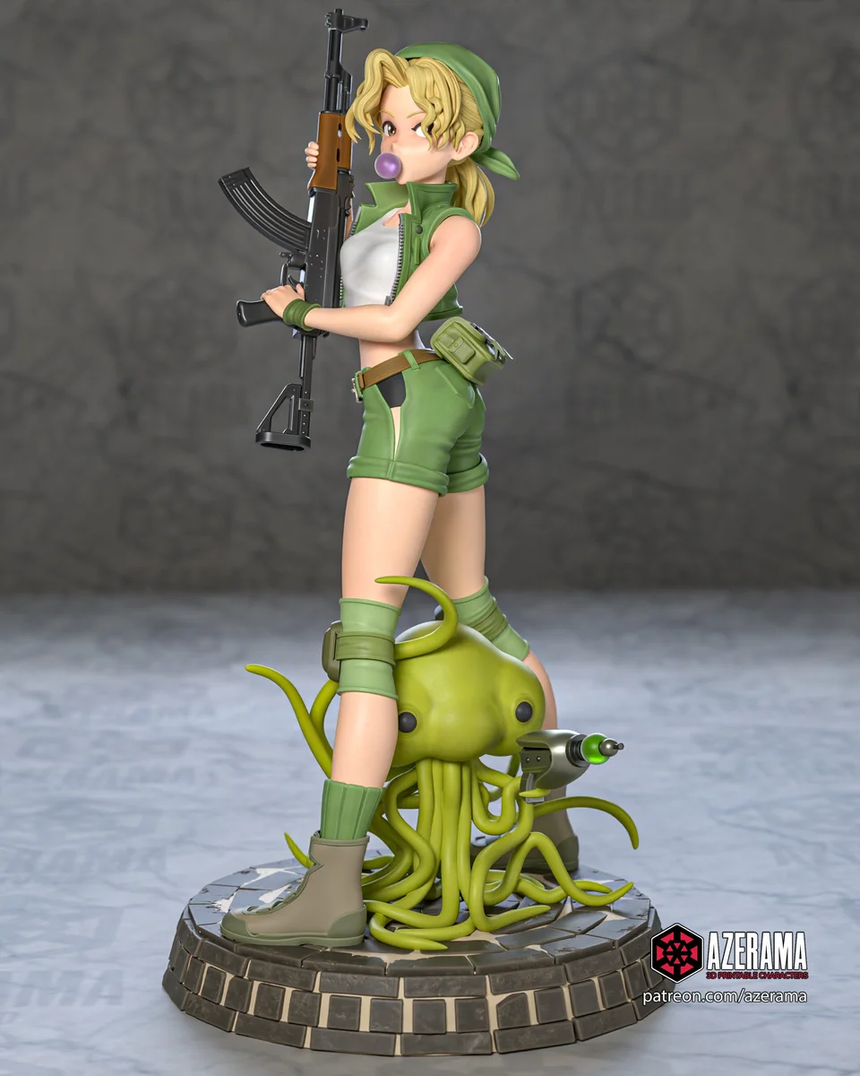 Eri | Fan Art | 3D Printed Resin Model Garage Kit | *Un-Painted* | Azerama 2