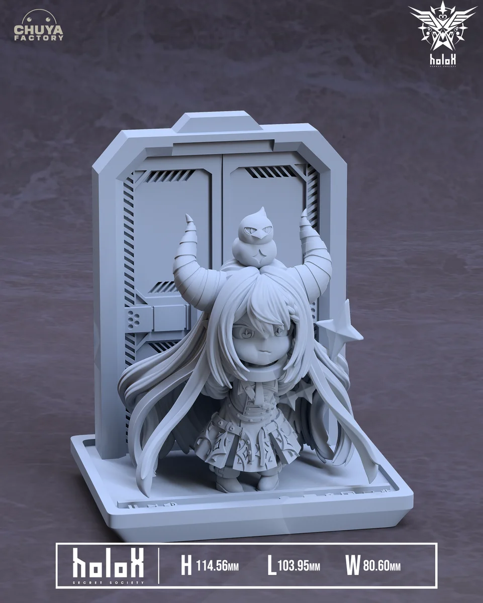 Chibi LaPlus Darkness | Fan Art | 3D Printed Resin Model Garage Kit | *Un-Painted* | Chuya Factory 5