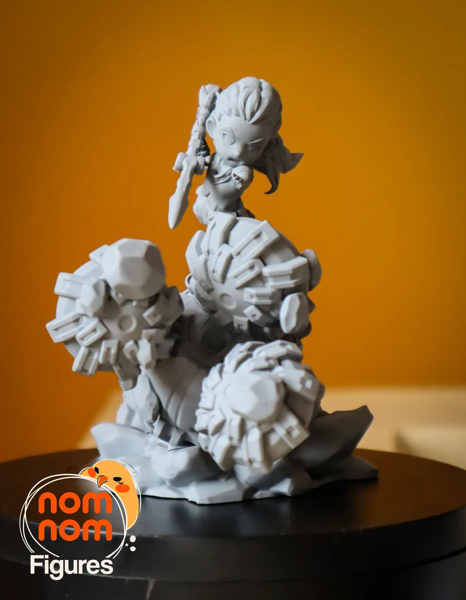 Chibi Aloy | Fan Art | 3D Printed Resin Model Garage Kit | *Un-Painted* | Nomnom 12