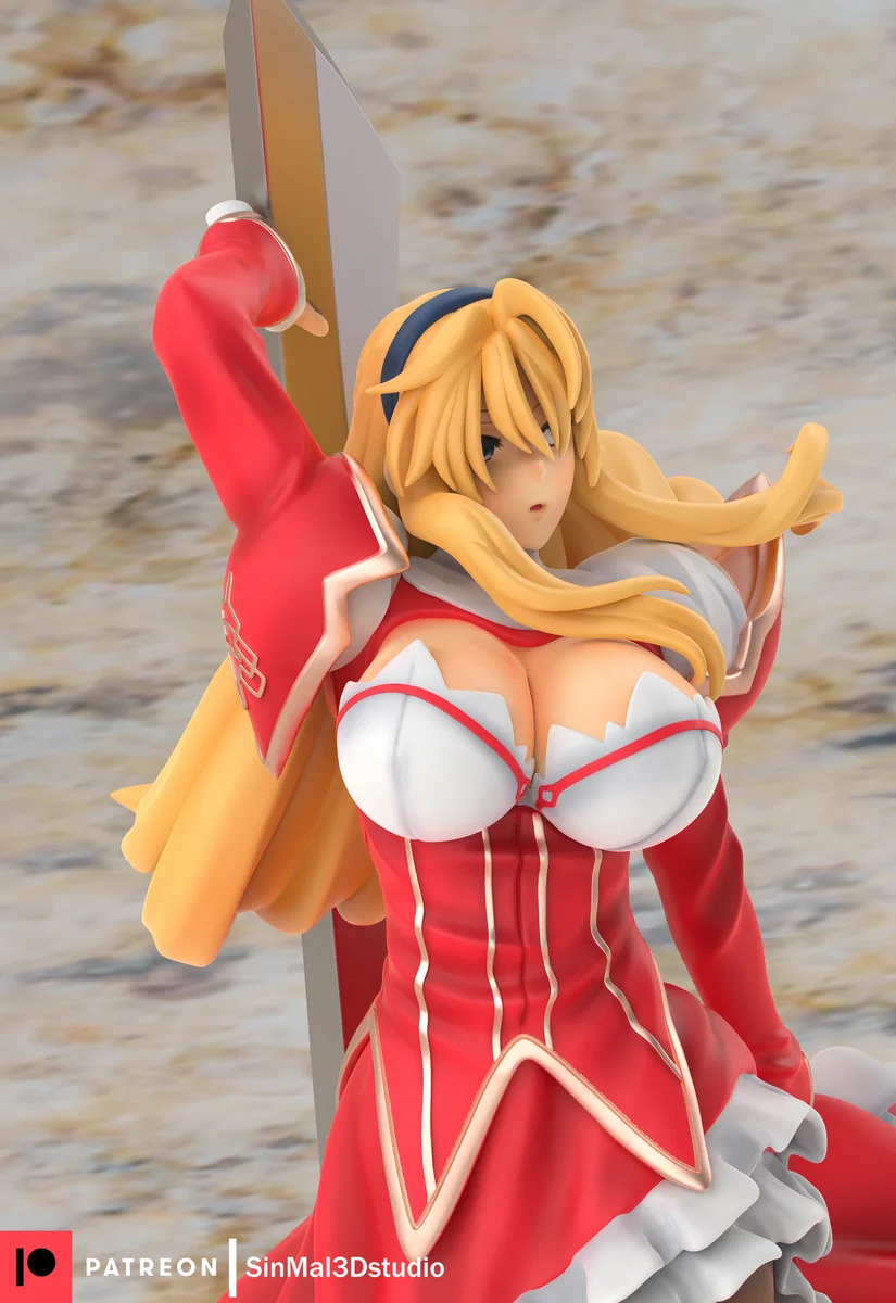 Satellizer El Bridget | Fan Art | 3D Printed Resin Model Garage Kit | *Un-Painted* | Sin3Dstudio