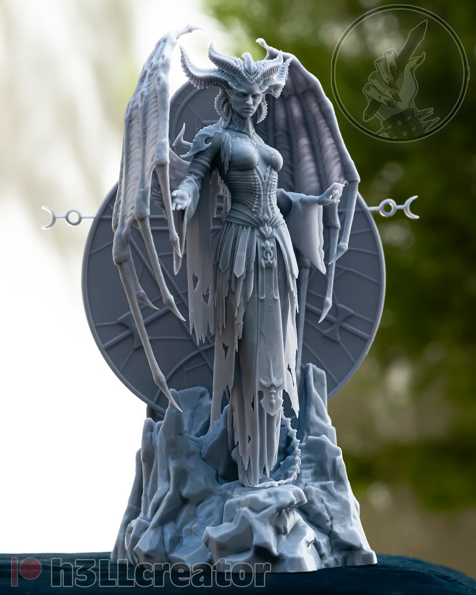 Lilith | Fan Art | 3D Printed Resin Model Garage Kit | *Un-Painted* | H3LL Creator 5
