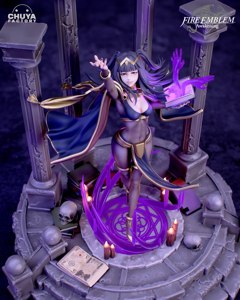 Tharja | Fan Art | 3D Printed Resin Model Garage Kit | *Un-Painted* | Chuya Factory