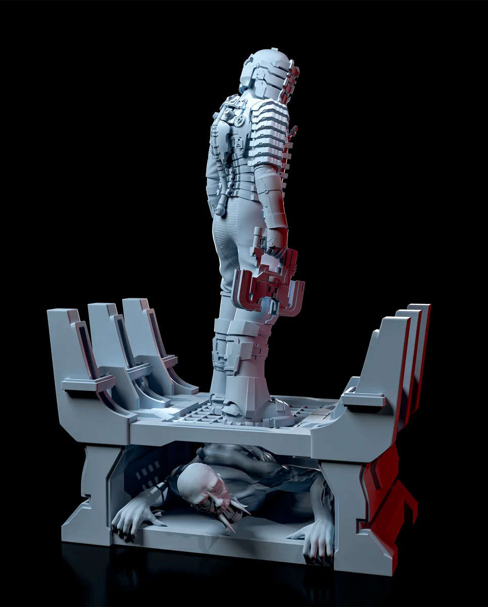 Isaac Clarke | Fan Art | 3D Printed Resin Model Garage Kit | *Un-Painted* | H3LL Creator 5
