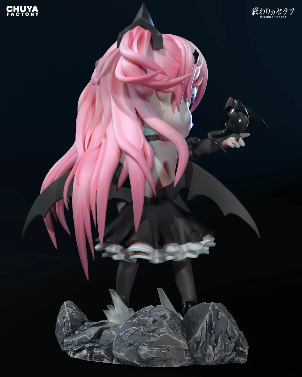 Chibi Krul Tepes | Fan Art | 3D Printed Resin Model Garage Kit | *Un-Painted* | Chuya Factory 6