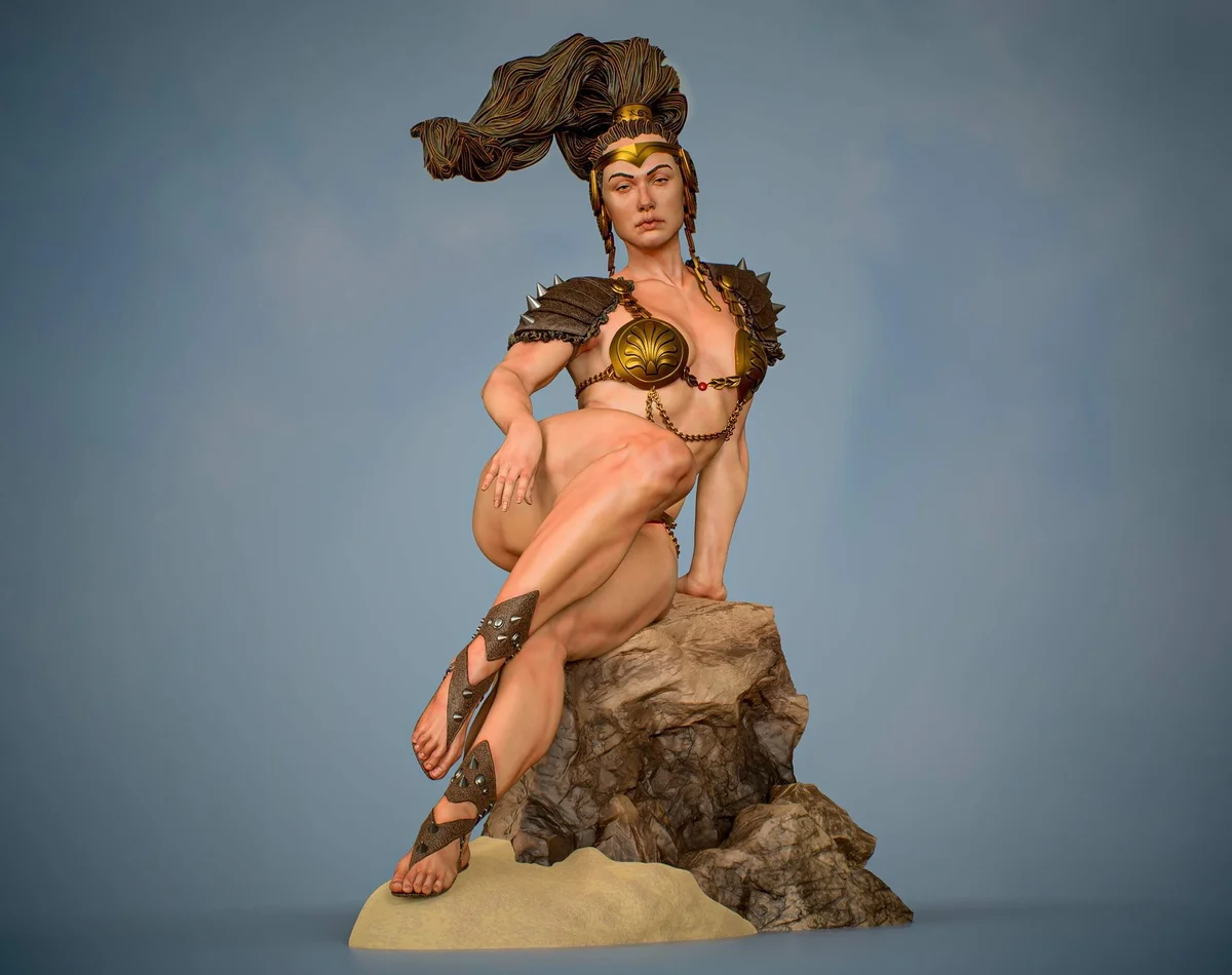 Sunshine Break | Fan Art | 3D Printed Resin Model Garage Kit | *Un-Painted* | Abe3D 3