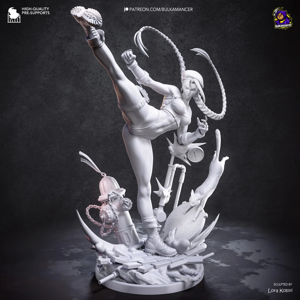 Cammy | Fan Art | 3D Printed Resin Model Garage Kit | *Un-Painted* | Bulkamancer 9