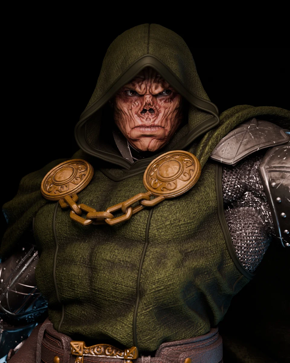 Doctor Doom | Fan Art | 3D Printed Resin Model Garage Kit | *Un-Painted* | ZEZ Studio