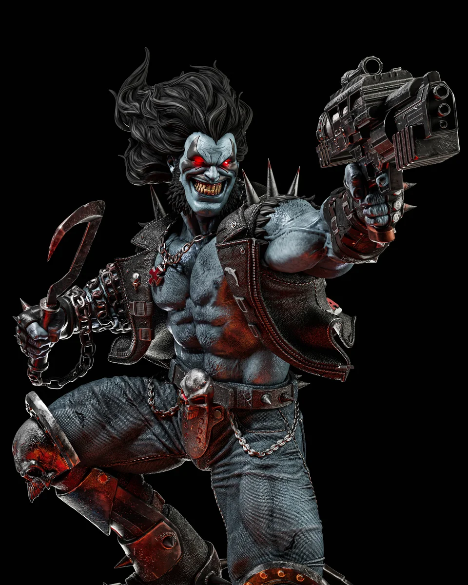 Lobo | Fan Art | 3D Printed Resin Model Garage Kit | *Un-Painted* | ZEZ Studio