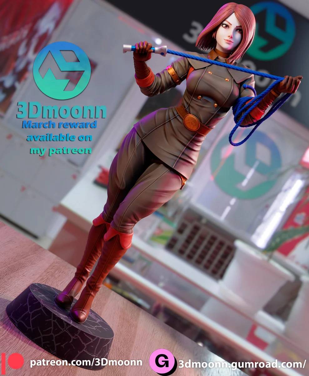 Whip | Fan Art | 3D Printed Resin Model Garage Kit | *Un-Painted* | 3DMoon 7
