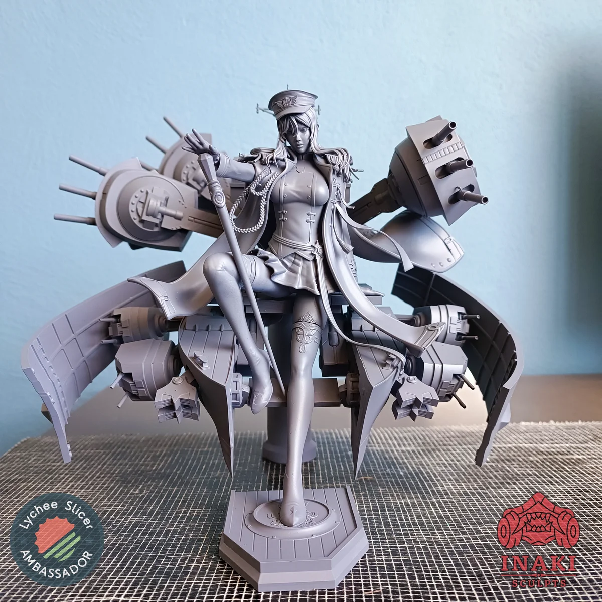 Monarch | Fan Art | 3D Printed Resin Model Garage Kit | *Un-Painted* | Inaki Sculpts 8