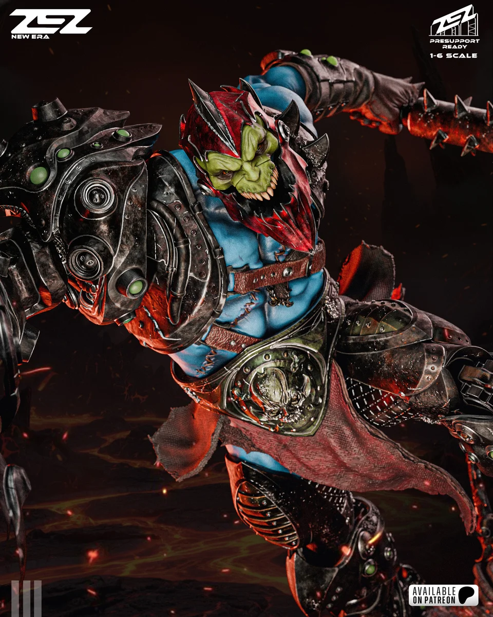 Trap Jaw | Fan Art | 3D Printed Resin Model Garage Kit | *Un-Painted* | ZEZ Studio 8