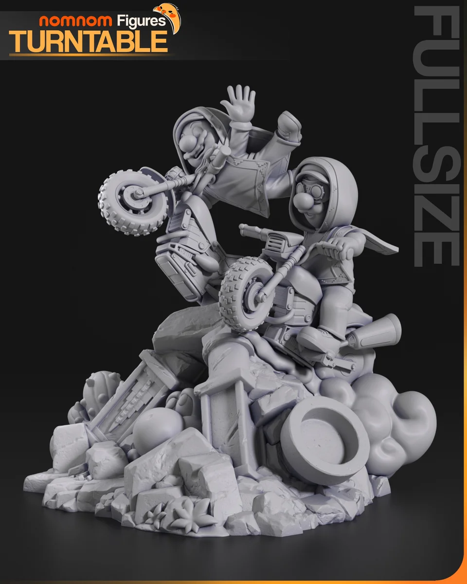 Super Mario Galaxy Movie Diorama | Fan Art | 3D Printed Resin Model Garage Kit | *Un-Painted* | Nomnom 10