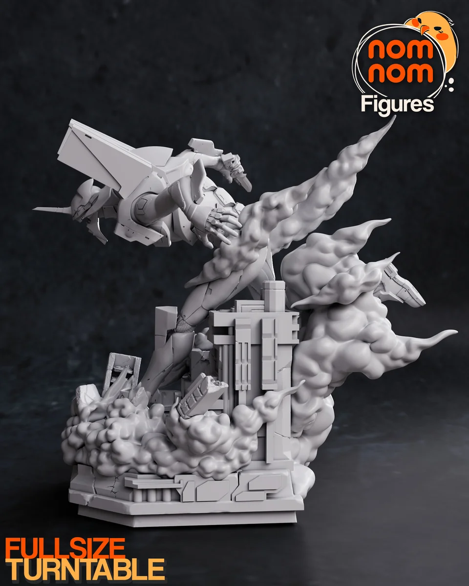Eva01 | Fan Art | 3D Printed Resin Model Garage Kit | *Un-Painted* | Nomnom 6