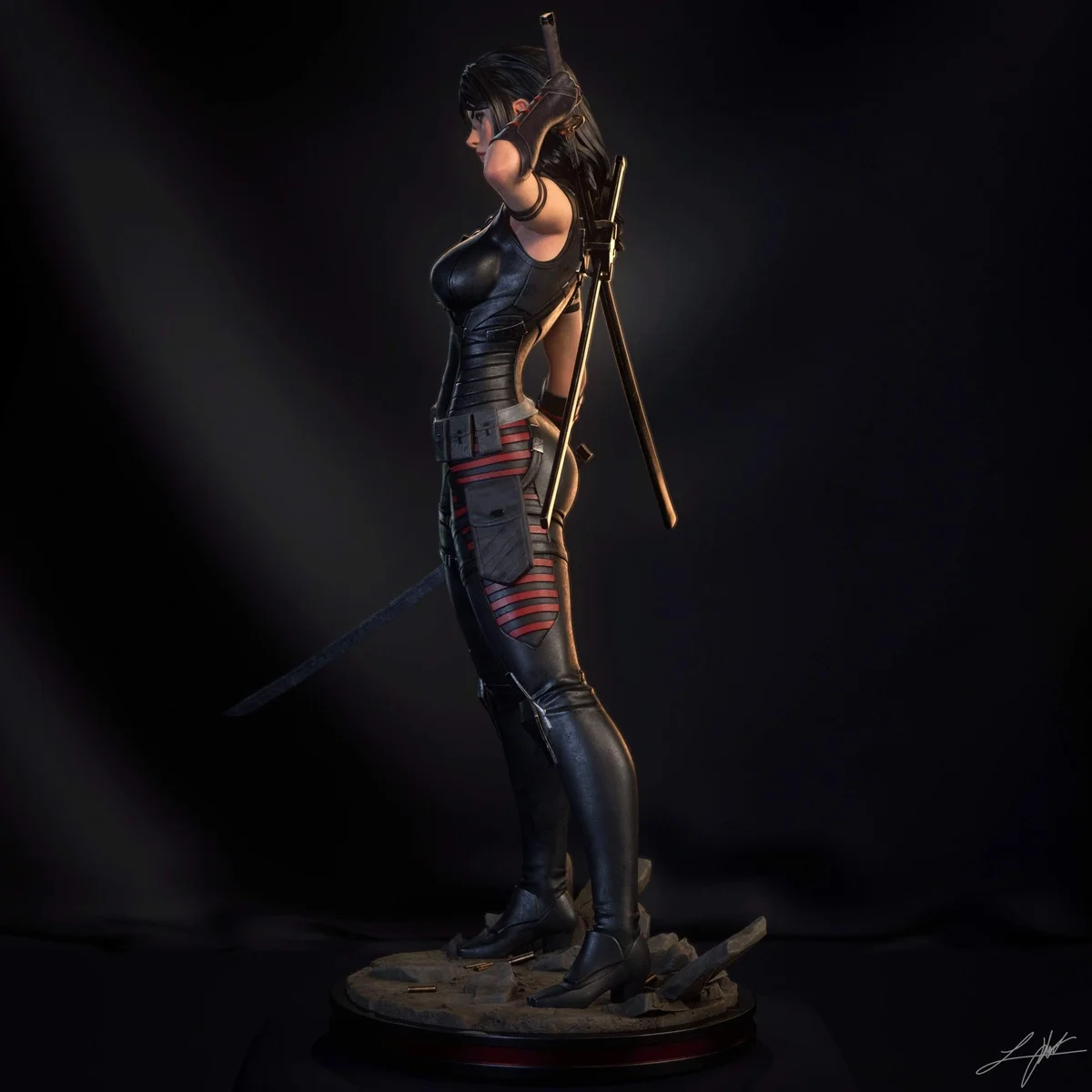 Snake Eyes II | Fan Art | 3D Printed Resin Model Garage Kit | *Un-Painted* | Abe3D 7