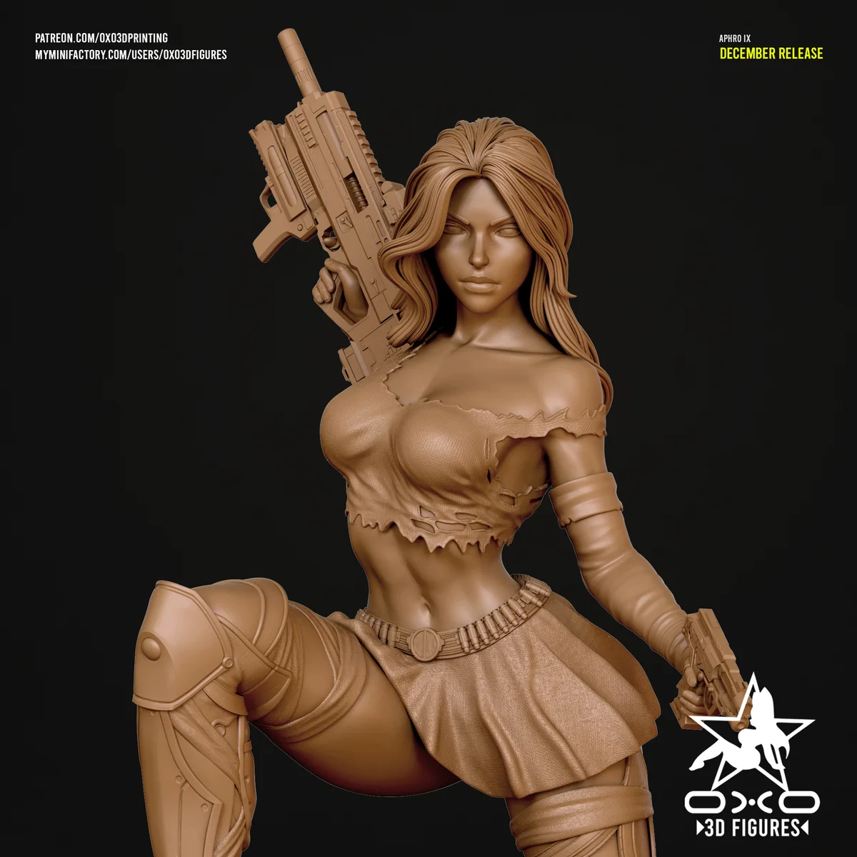 Aphro IX | Fan Art | 3D Printed Resin Model Garage Kit | *Un-Painted* | OXO3D 3