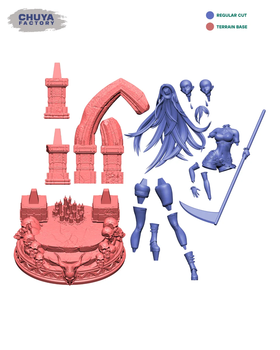 Power | Fan Art | 3D Printed Resin Model Garage Kit | *Un-Painted* | Chuya Factory 16