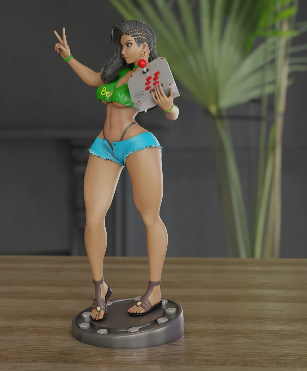 Laura Matsuda | Fan Art | 3D Printed Resin Model Garage Kit | *Un-Painted* | Momoji 3
