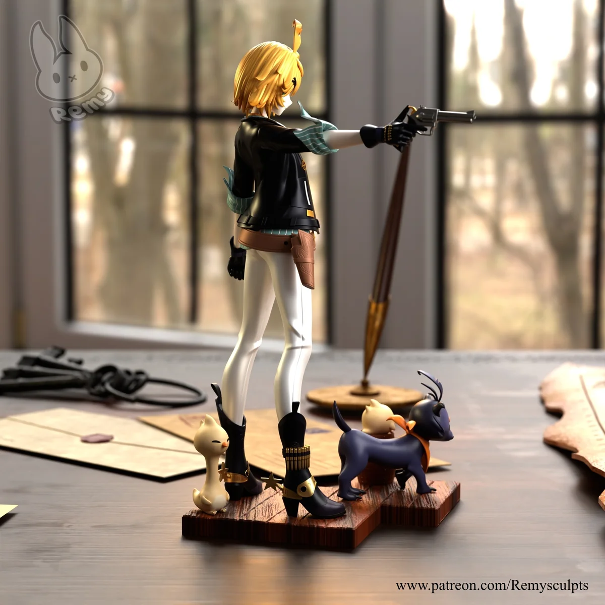 Dokibird | Fan Art | 3D Printed Resin Model Garage Kit | *Un-Painted* | Remy Sculpts 3