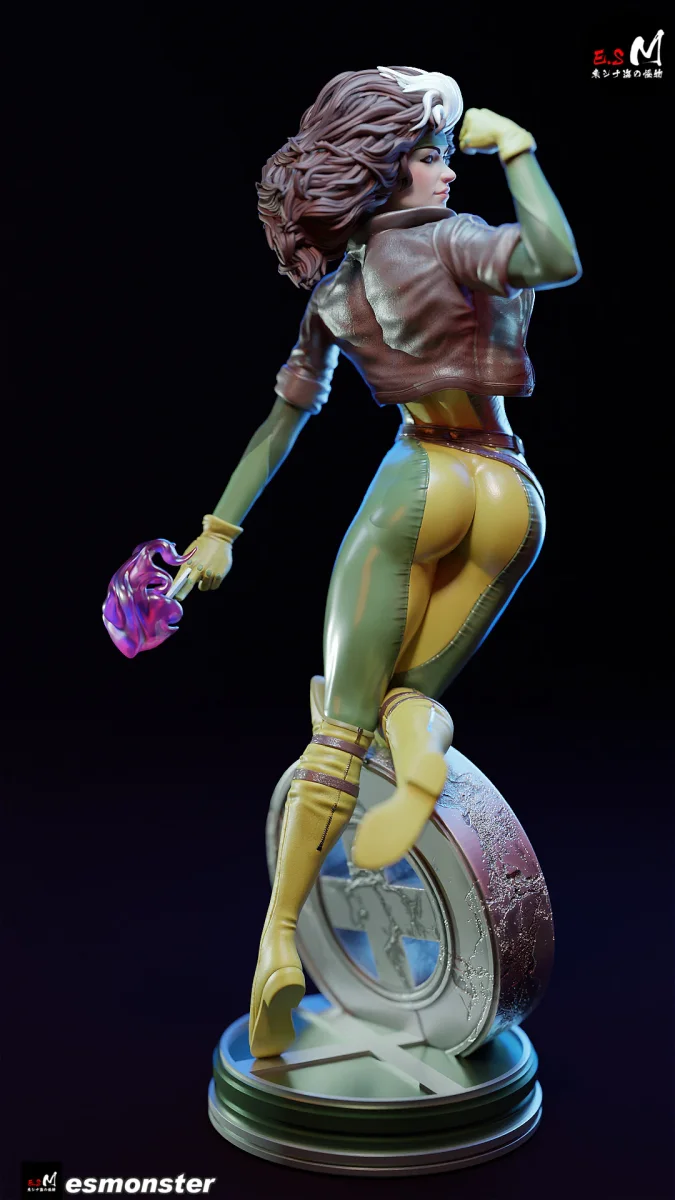 Rogue v3 | Fan Art | 3D Printed Resin Model Garage Kit | *Un-Painted* | ES Monster 4