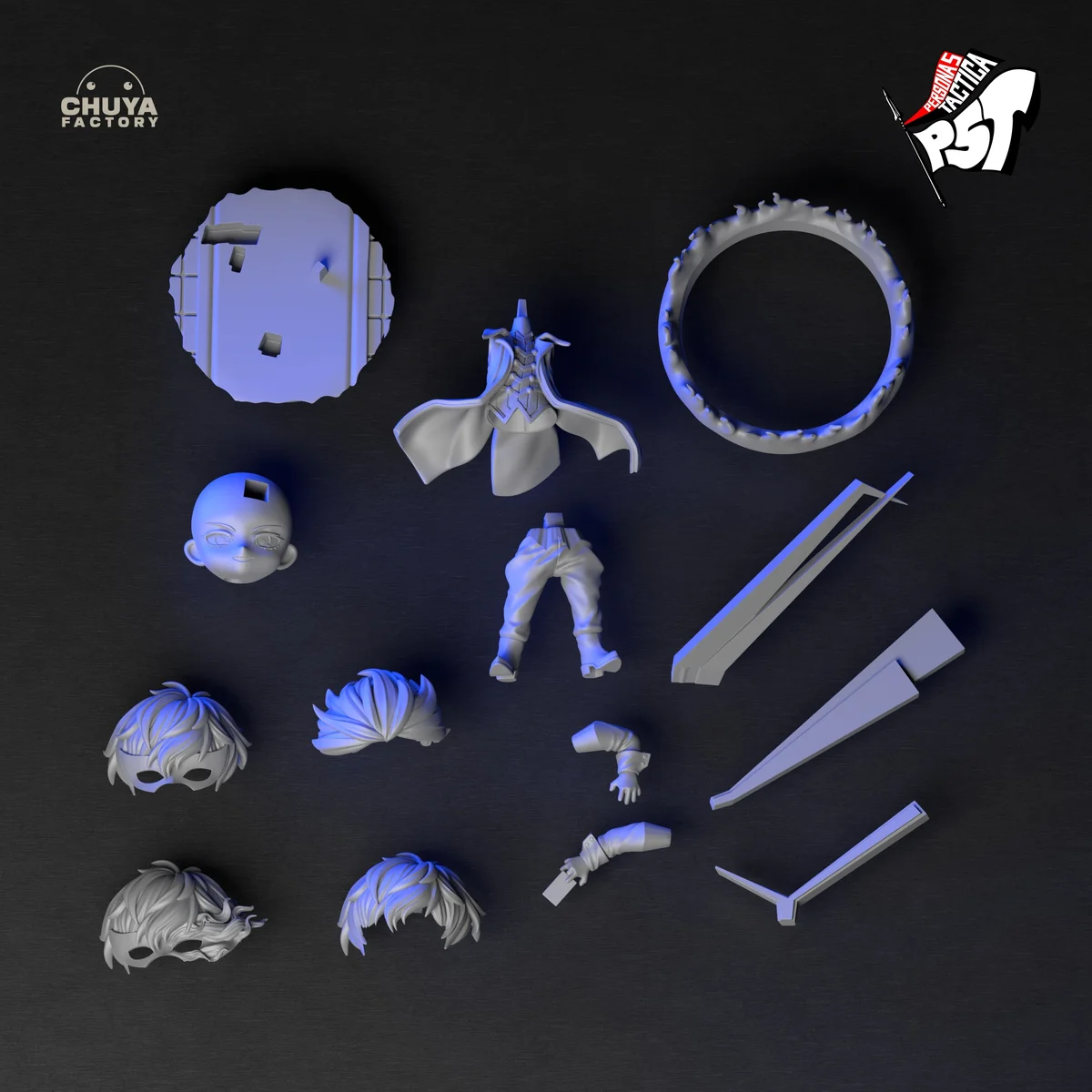 Chibi Joker | Fan Art | 3D Printed Resin Model Garage Kit | *Un-Painted* | Chuya Factory 9