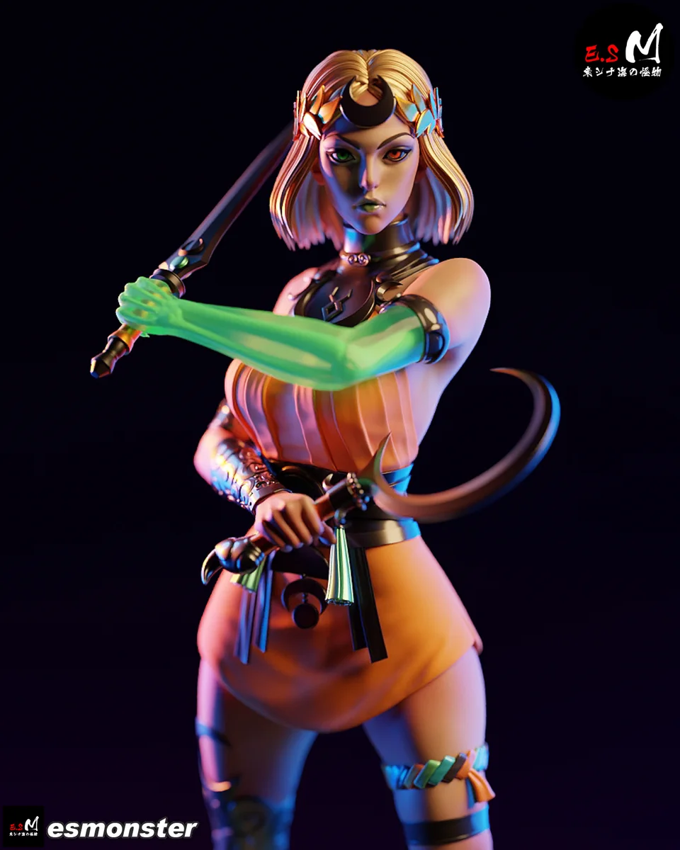 Melinoe | Fan Art | 3D Printed Resin Model Garage Kit | *Un-Painted* | ES Monster 13