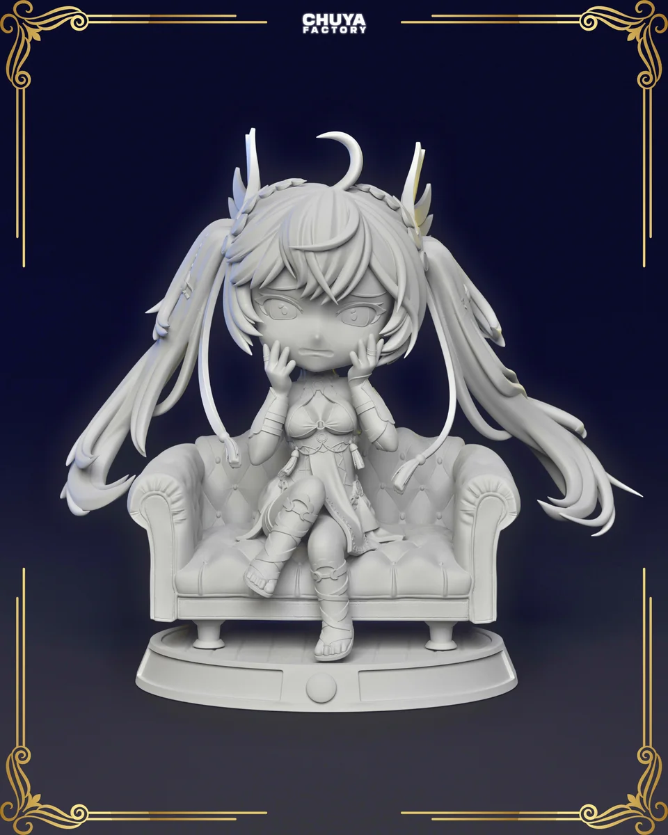 Chibi Iuno | Fan Art | 3D Printed Resin Model Garage Kit | *Un-Painted* | Chuya Factory 10
