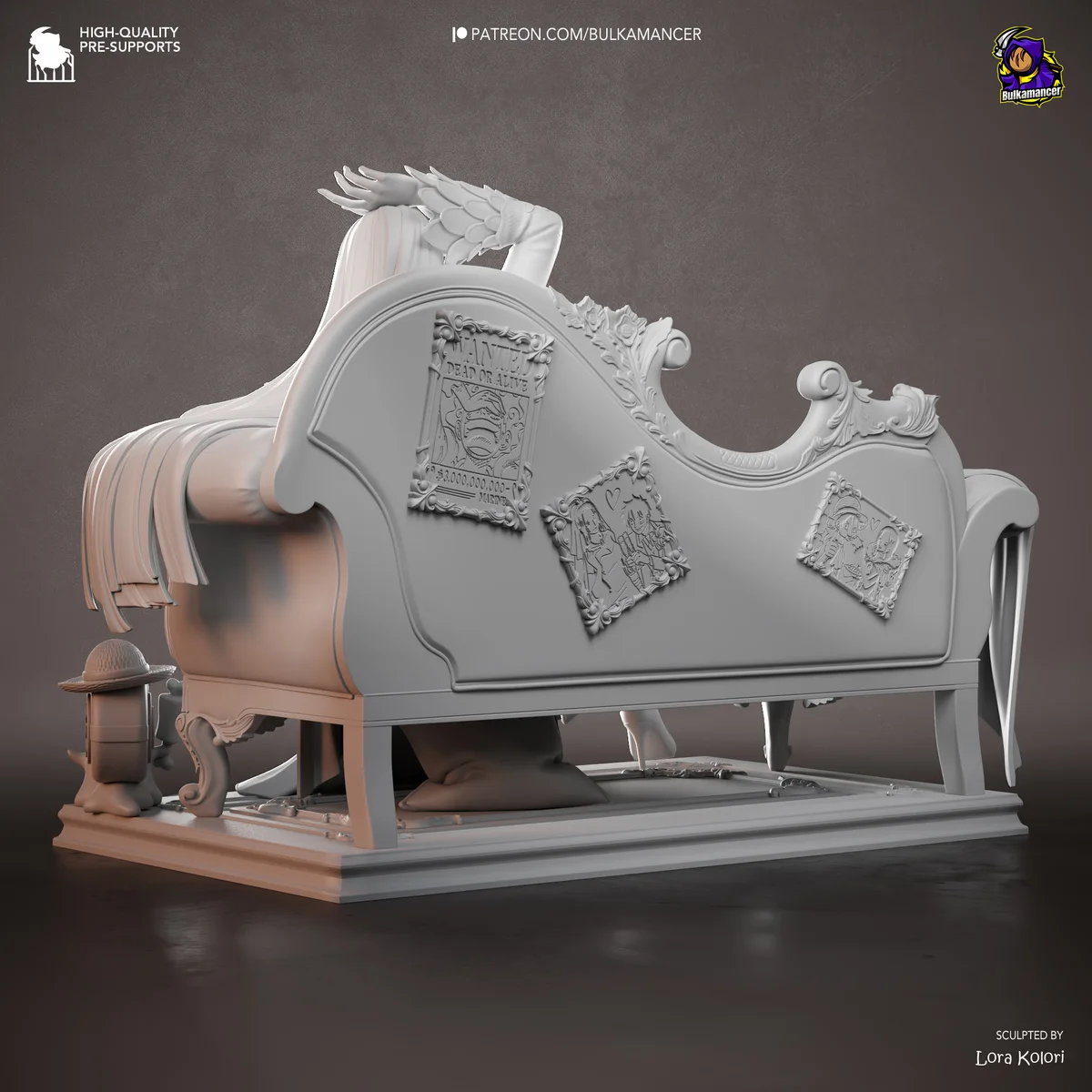 Boa Hancock | Fan Art | 3D Printed Resin Model Garage Kit | *Un-Painted* | Bulkamancer 13
