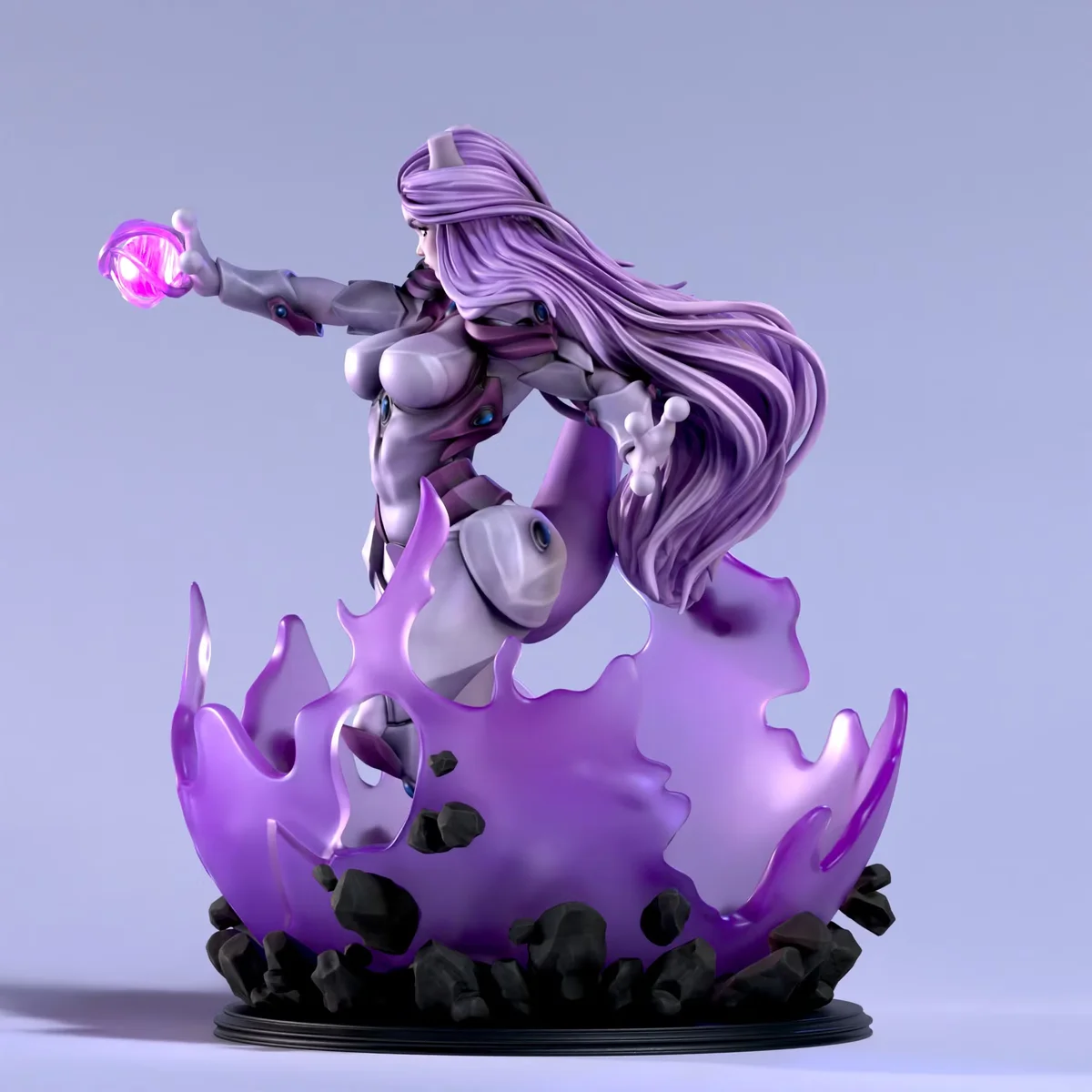 Mewthany - Waifumon | Fan Art | 3D Printed Resin Model Garage Kit | *Un-Painted* | SiryllArt 5