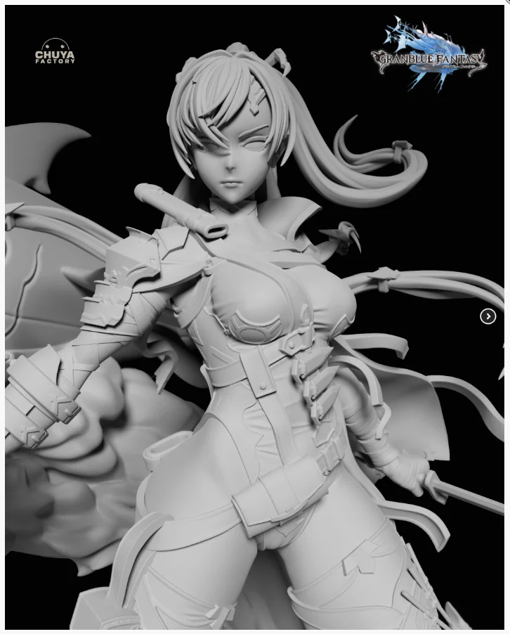 Meg | Fan Art | 3D Printed Resin Model Garage Kit | *Un-Painted* | Chuya Factory 12