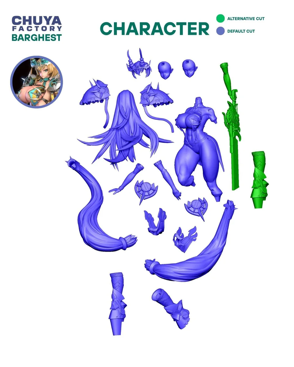 Barghest | Fan Art | 3D Printed Resin Model Garage Kit | *Un-Painted* | Chuya Factory 11