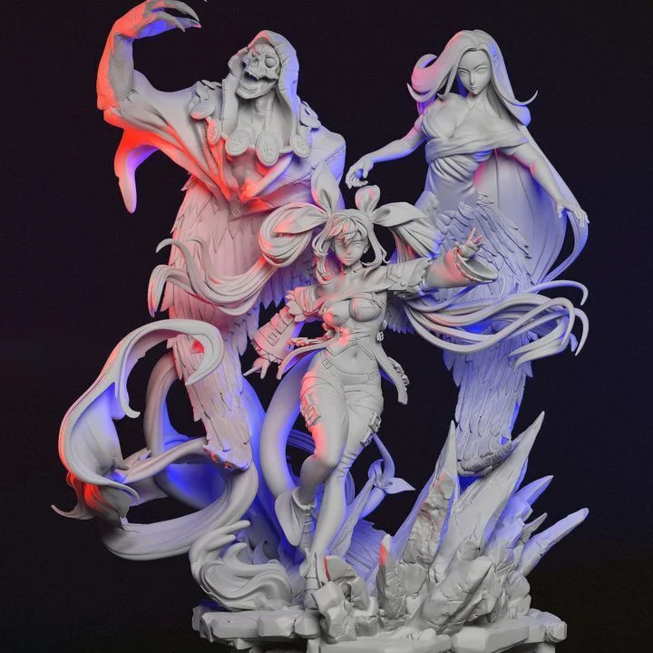 Dizzy | Fan Art | 3D Printed Resin Model Garage Kit | *Un-Painted* | Chuya Factory 8