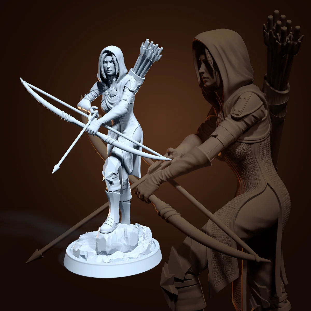 Leliana | Fan Art | 3D Printed Resin Model Garage Kit | *Un-Painted* | H3LL Creator 3