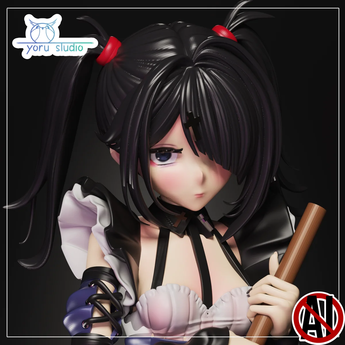 Ame | Fan Art | 3D Printed Resin Model Garage Kit | *Un-Painted* | Yoru Studio 5