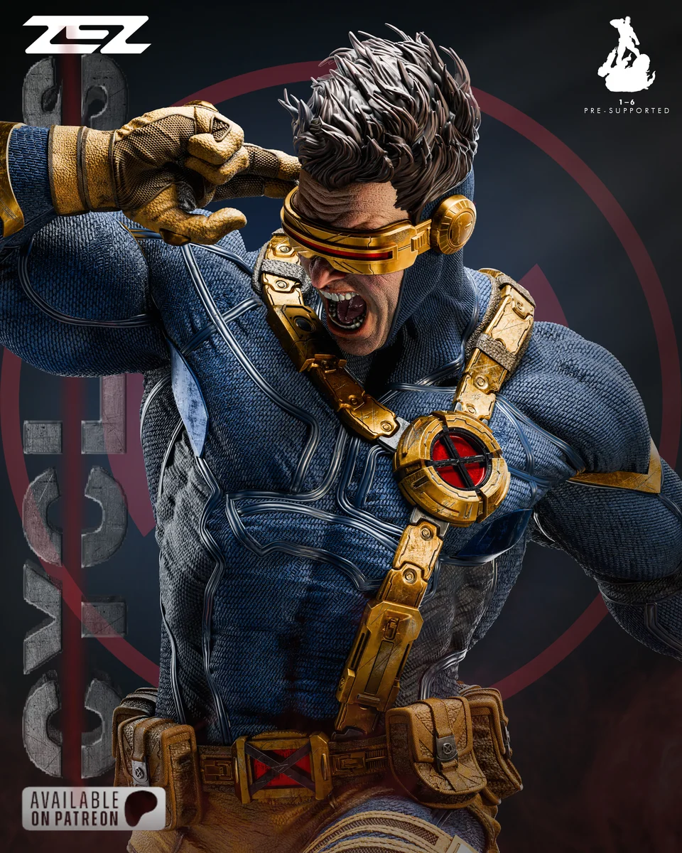 Cyclops | Fan Art | 3D Printed Resin Model Garage Kit | *Un-Painted* | ZEZ Studio