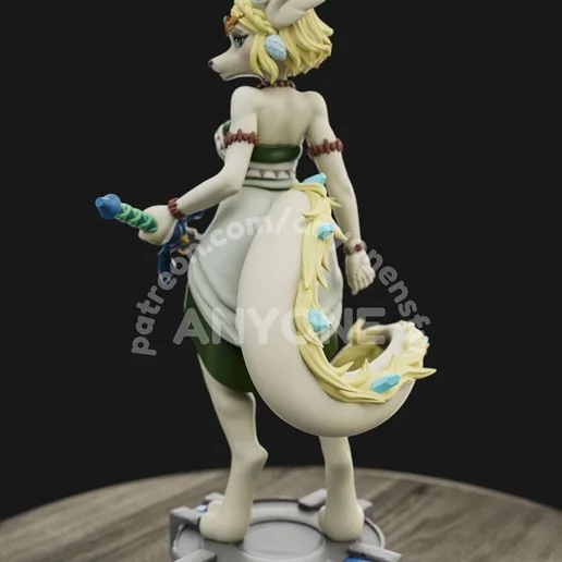 Dragon Zelda | Fan Art | 3D Printed Resin Model Garage Kit | *Un-Painted* | AnyoneNSFW 3