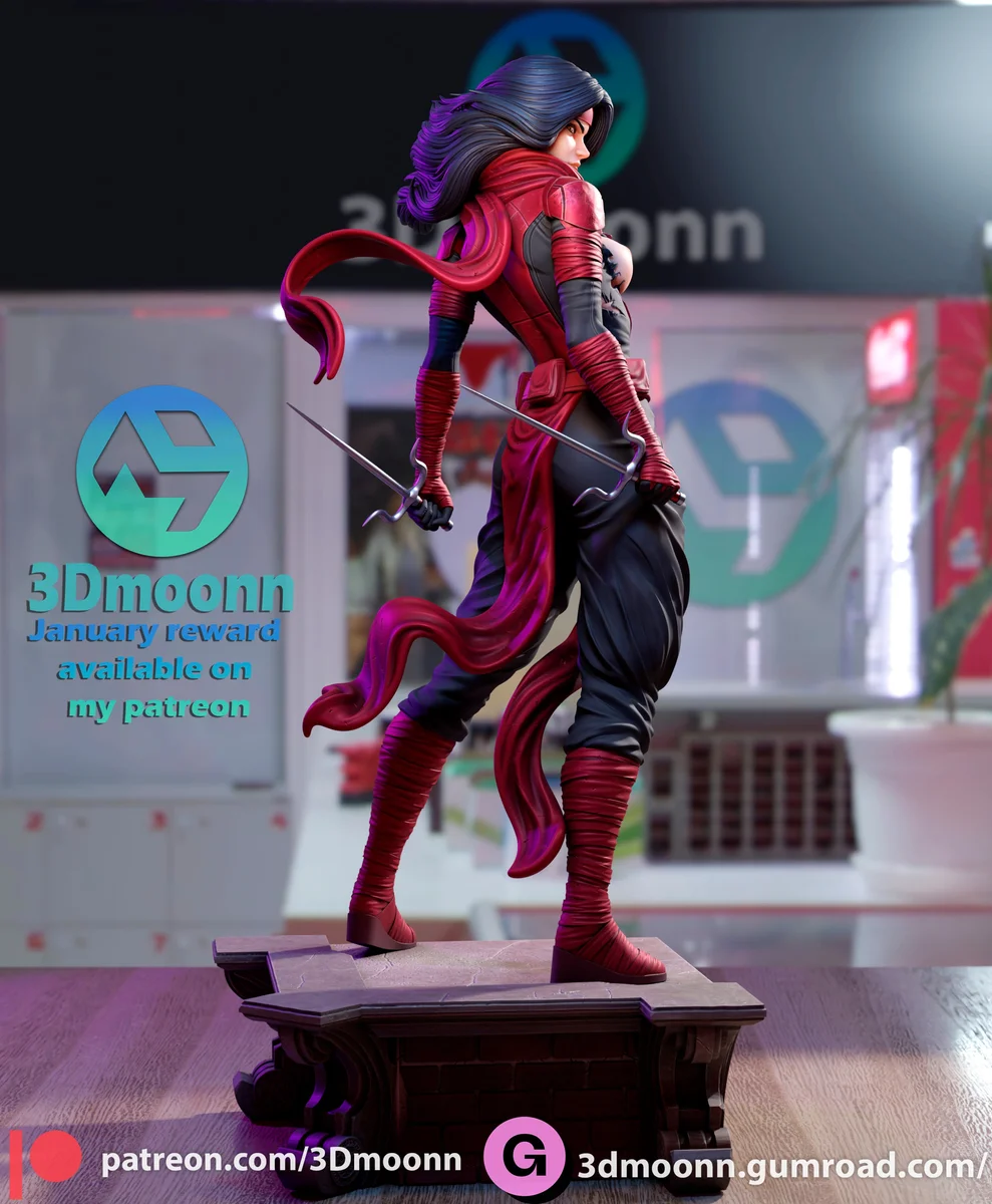 Merc Assassin | Fan Art | 3D Printed Resin Model Garage Kit | *Un-Painted* | 3DMoon 3