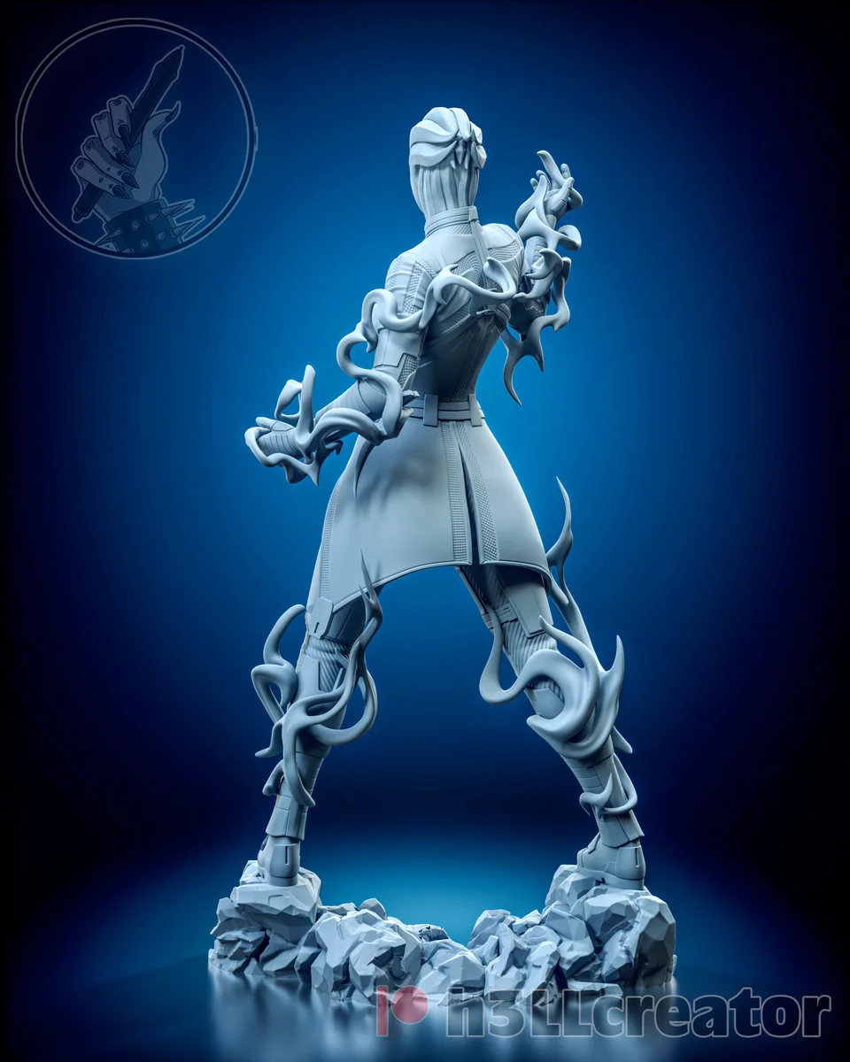 Liara Remake | Fan Art | 3D Printed Resin Model Garage Kit | *Un-Painted* | H3LL Creator 10