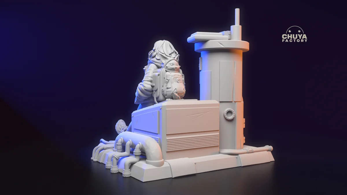 Yanahri | Fan Art | 3D Printed Resin Model Garage Kit | *Un-Painted* | Chuya Factory 5