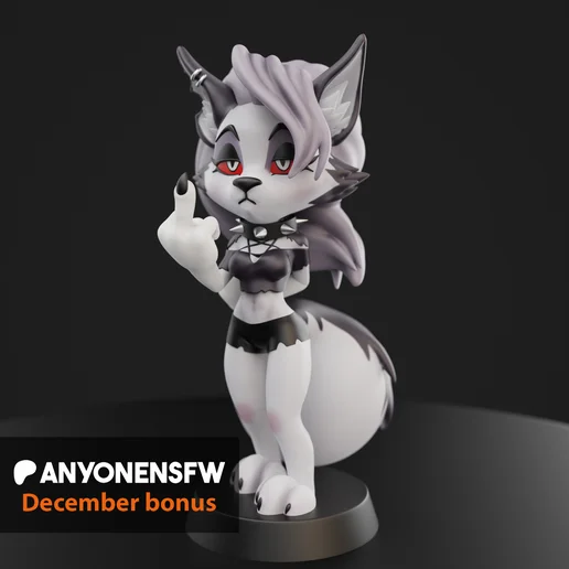 Chibi Loona | Fan Art | 3D Printed Resin Model Garage Kit | *Un-Painted* | AnyoneNSFW 4